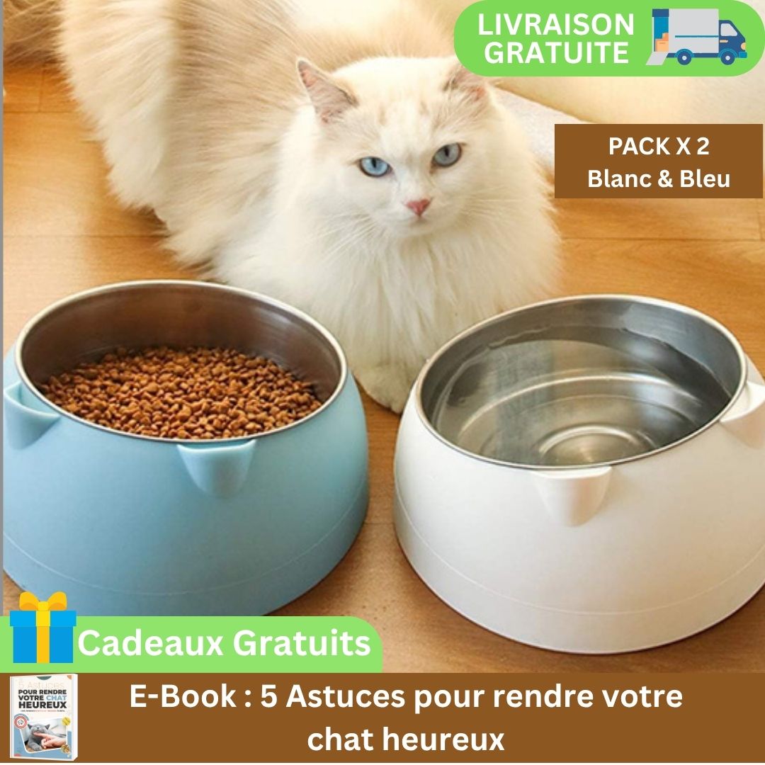 Gamelle pour chat | CatyEat™ 400 ML