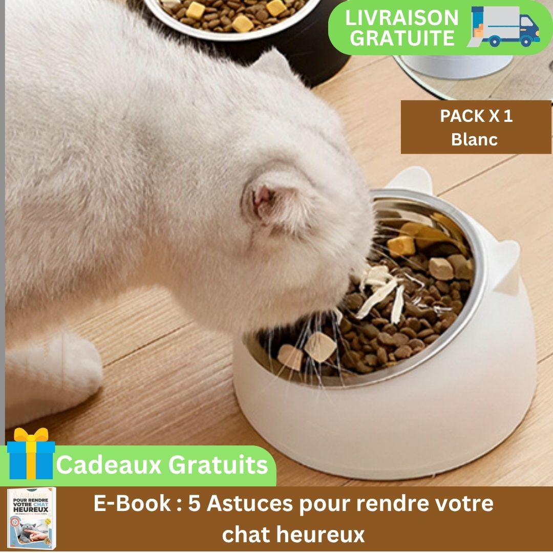 Gamelle pour chat | CatyEat™ 400 ML