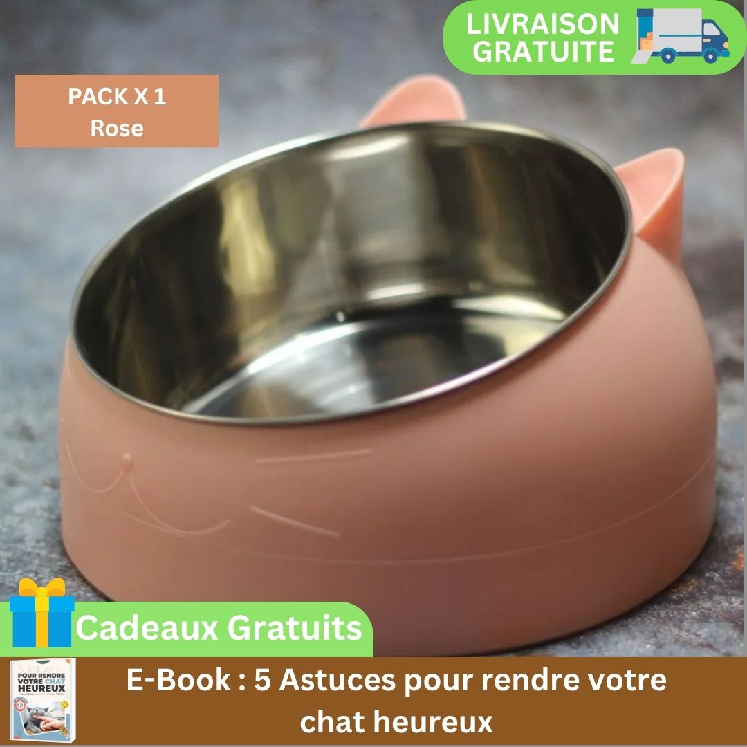 Gamelle pour chat | CatyEat™ 400 ML