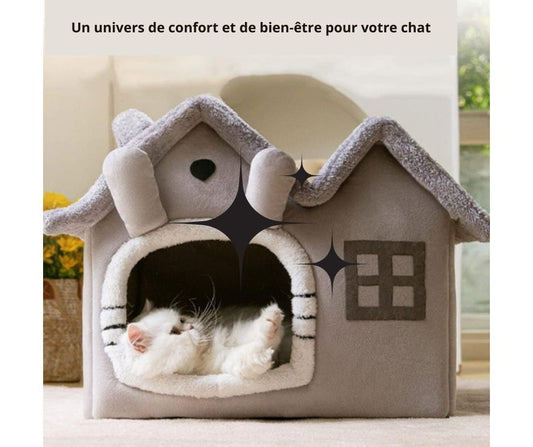 Maison pour chat : un univers de confort et de bien être pour votre chat - CONFORTDEMONCHAT