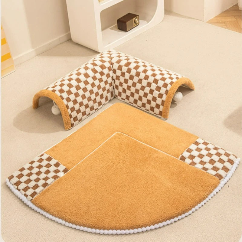 Coussin chat avec tunnel de jeu | CatyPlay ™