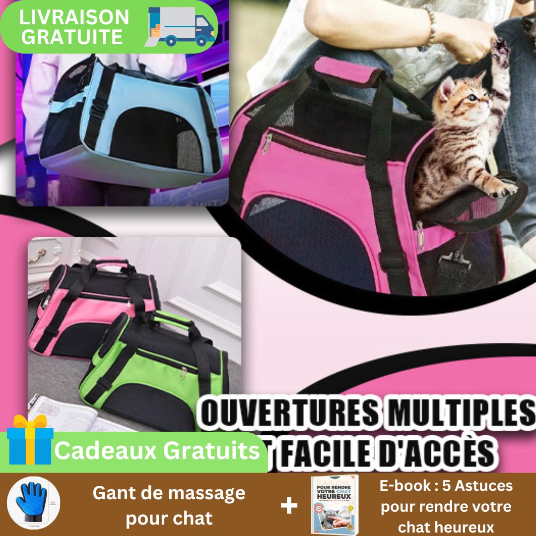 PorCat™ Sac de transport - CONFORTDEMONCHAT